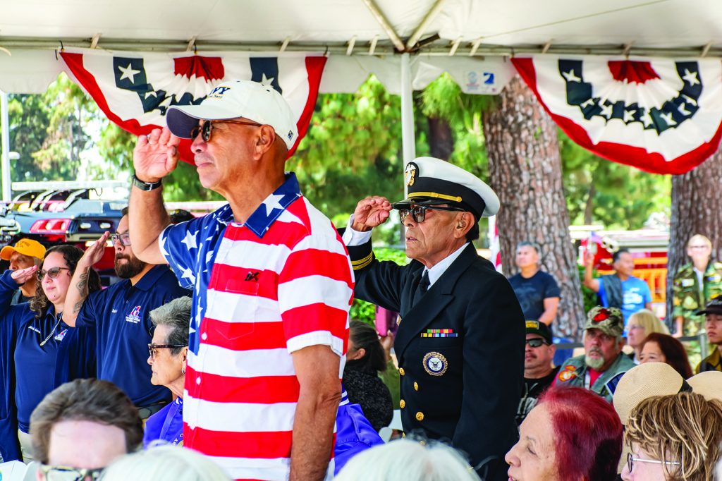 Veterans at the Memorial Day Ceremony