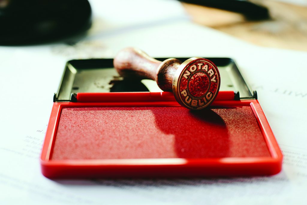 Notary Ink Stamper
